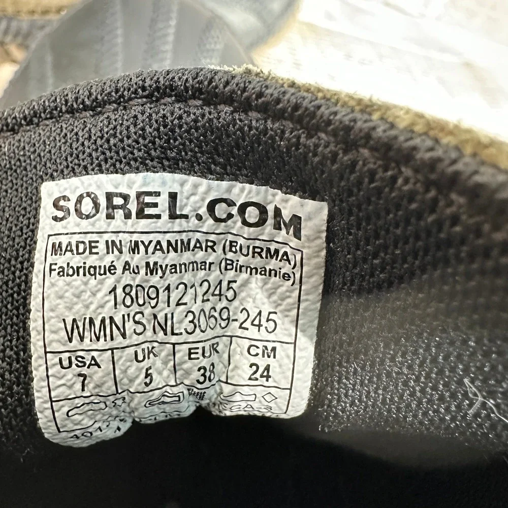 Sorel Womens Out N About‎ Plus Waterproof Booties Green Black Size 7